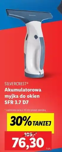 Lidl Myjka akumulatorowa do okien 3.7v Silvercrest oferta