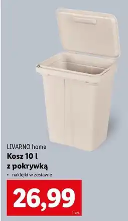 Lidl Kosz z pokrywką 10 l Livarno Home oferta