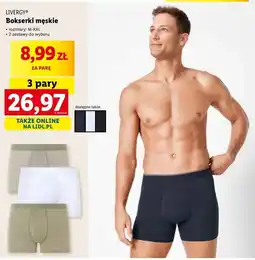 Lidl Bokserki męskie m-xxl Livergy oferta