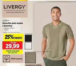 Lidl Koszulka polo m-xxl Livergy oferta