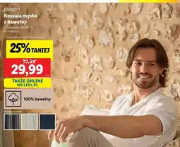 Lidl Koszula męska m-xxl Livergy oferta