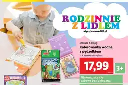 Lidl Kolorowanka wodna z pędzelkiem oferta