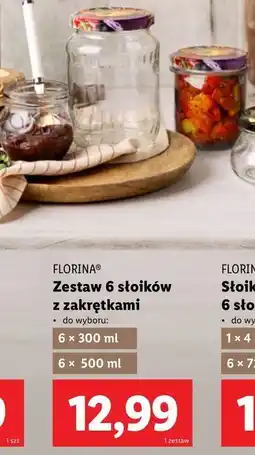 Lidl Słoik 500 ml z nakrętką Florina (Florentyna) oferta