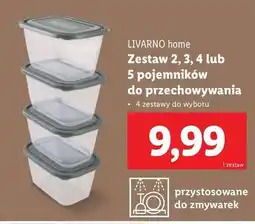 Lidl Pojemniki kuchenne Livarno Home oferta