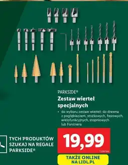 Lidl Wiertła forstner Parkside oferta