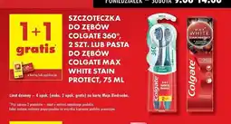 Biedronka Szczoteczka do zębów black medium Colgate 360 oferta