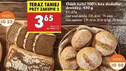 Biedronka Chleb żytni bez drożdży oferta