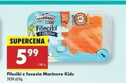 Biedronka Fileciki z łososia Marinero Kids oferta