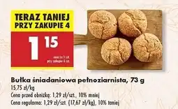 Biedronka Bułka śniadaniowa pełnoziarnista oferta