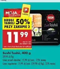 Biedronka Sushi toshii 4You oferta
