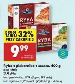 Biedronka Ryba z piekarnika sosem włoskim Family Fish oferta