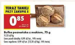 Biedronka Bułka poznańska z makiem oferta