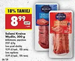 Biedronka Salami paprykowe Kraina Wędlin oferta