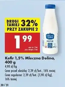 Biedronka Kefir 1.5% Mleczna Dolina oferta