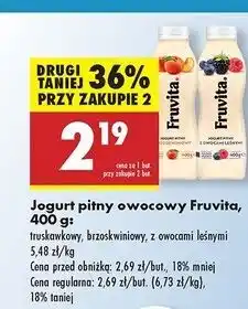 Biedronka Jogurt brzoskwinowy Fruvita oferta