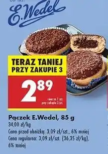 Biedronka Pączek czekolada E. Wedel oferta