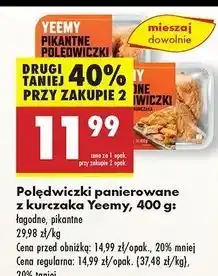 Biedronka Polędwiczki z kurczaka pikantne Yeemy oferta