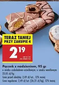 Biedronka Pączek long z nadzieniem waniliowm oferta