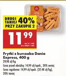Biedronka Frytki z kurczaka Danie Express oferta