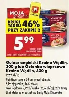Biedronka Golonka wieprzowa Kraina Wędlin oferta
