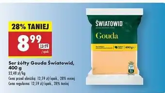 Biedronka Ser gouda Światowid oferta