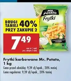 Biedronka Frytki karbowane Mr. Potato oferta