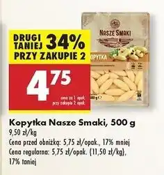 Biedronka Kopytka Nasze Smaki oferta