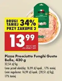 Biedronka Pizza prosciutto e funghi Gustobello oferta