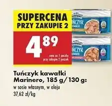 Biedronka Tuńczyk kawałki w sosie własnym Marinero oferta