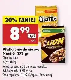 Biedronka Płatki śniadaniowe Lion oferta