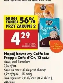 Biedronka Kawa mrożona smak karmelowy Cafe D'or Coffo oferta