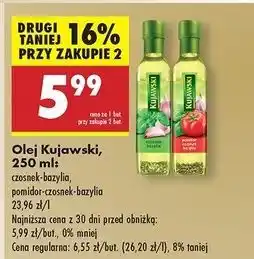 Biedronka Olej pomidor czosnek bazylia Kujawski Ze Smakiem oferta