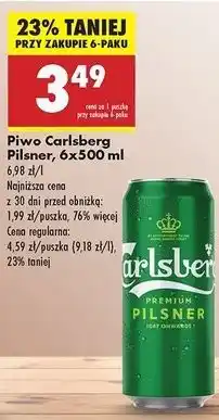 Biedronka Piwo Carlsberg oferta