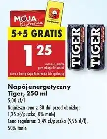 Biedronka Napój classic Tiger Energy Drink oferta