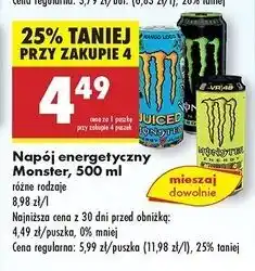 Biedronka Napój energetyczny Monster Energy The Doctor Vr 46 oferta