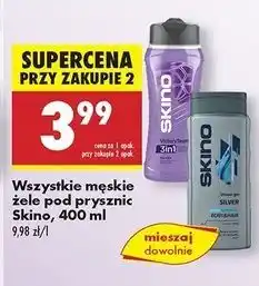 Biedronka Żel pod prysznic silver care Skino oferta