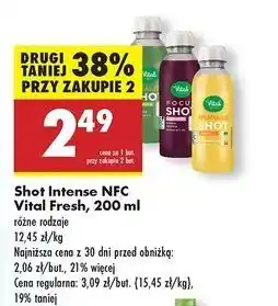 Biedronka Shot jabłko-cytryna Vital Fresh oferta