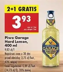 Biedronka Piwo Garage Hard Lemon oferta