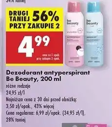 Biedronka Dezodorant invisible Be Beauty Care oferta