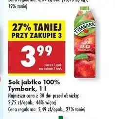 Biedronka Sok jabłkowy Tymbark oferta