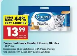 Biedronka Papier toaletowy komfort Queen oferta