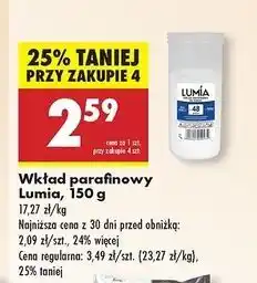 Biedronka Wkład parafinowy 48h 150 g Lumia oferta