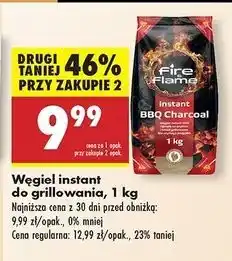 Biedronka Węgiel instant Fire & Flame oferta