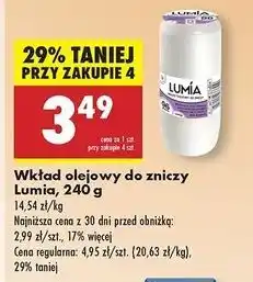 Biedronka Wkład olejowy do zniczy 240 g 96 h Lumia oferta