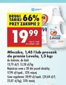 Biedronka Proszek do prania bieli Lovela Baby oferta