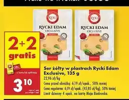 Biedronka Ser rycki edam exclusive Ryki oferta