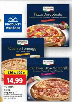 Lidl Pizza prosciutto z mozzarelą Italiamo oferta