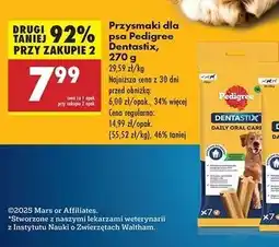 Biedronka Przysmak dla psa duże rasy Pedigree Dentastix oferta