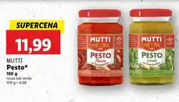 Lidl Pesto verdi Mutti oferta