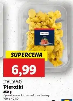 Lidl Pierożki o smaku carbonary Italiamo oferta